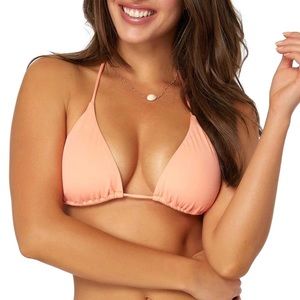 BNWT O’Neill Salt Water solids triangle bikini top